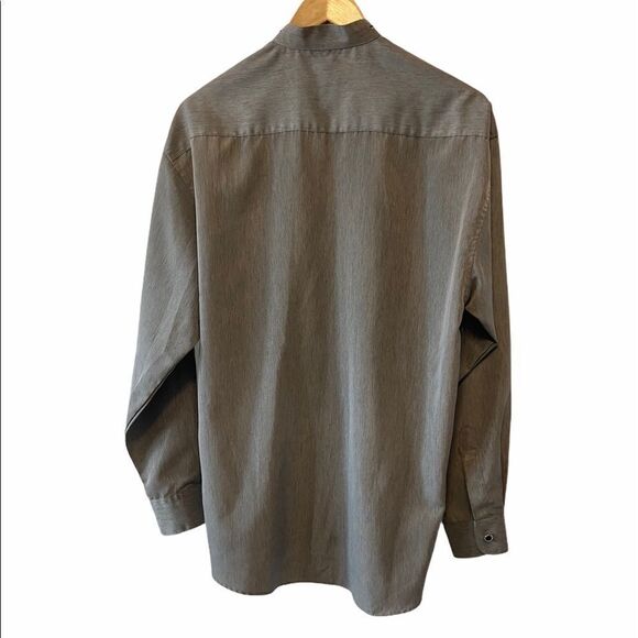 MENS BRUTTINI Grey Button Up Dress Shirt Italian S - Picture 3 of 10